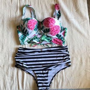 Two pieces swimsuit